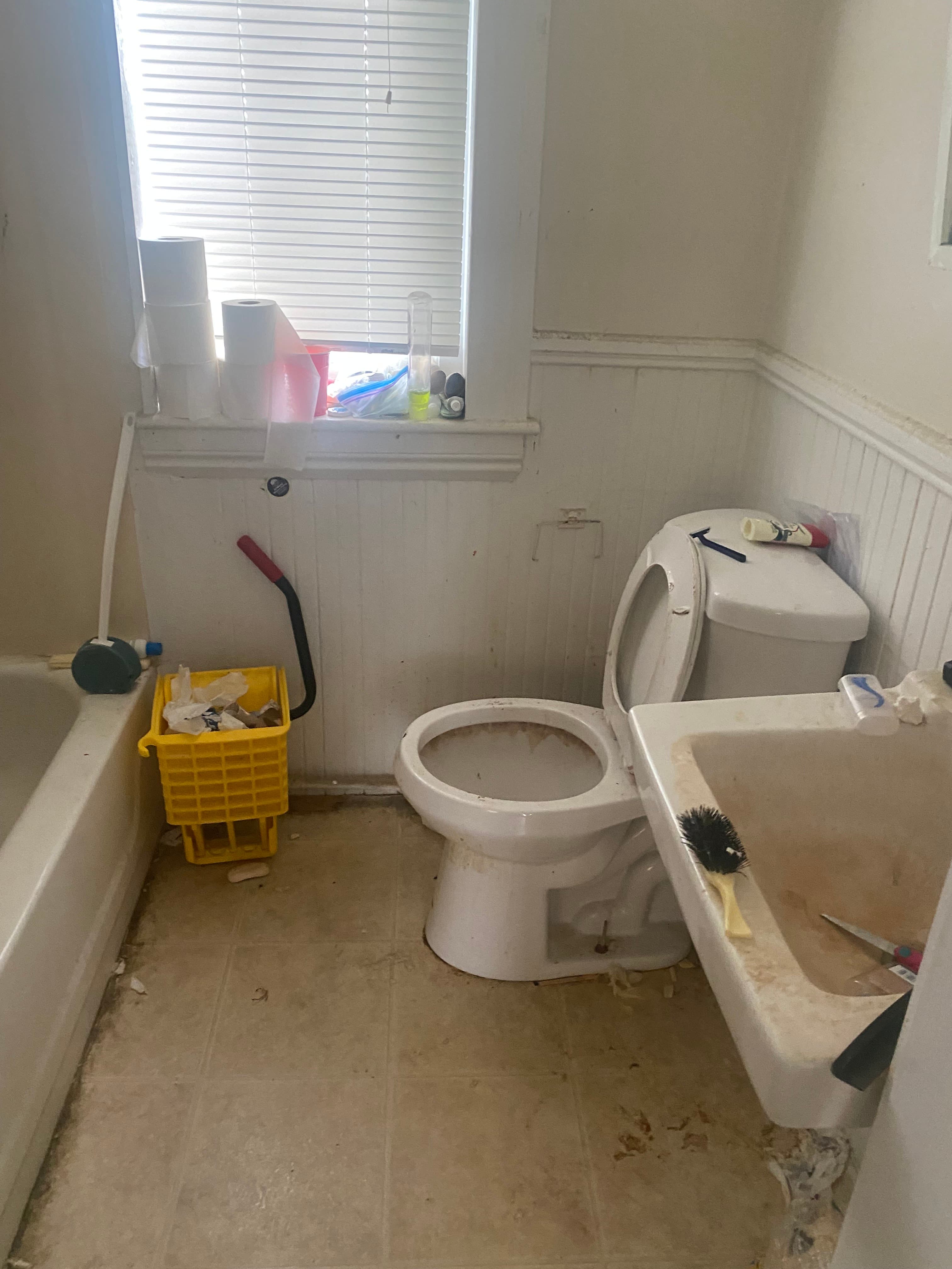 Bathrooms before